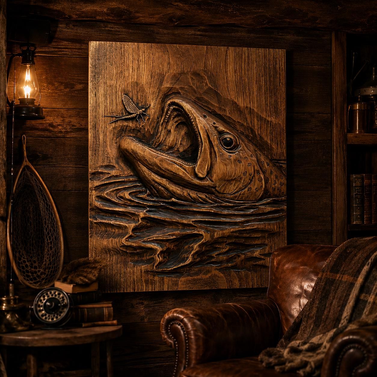 Hunting & Fishing Trophy Bundle: 10 Bas-Relief STL Files bas-relief STL — view 9