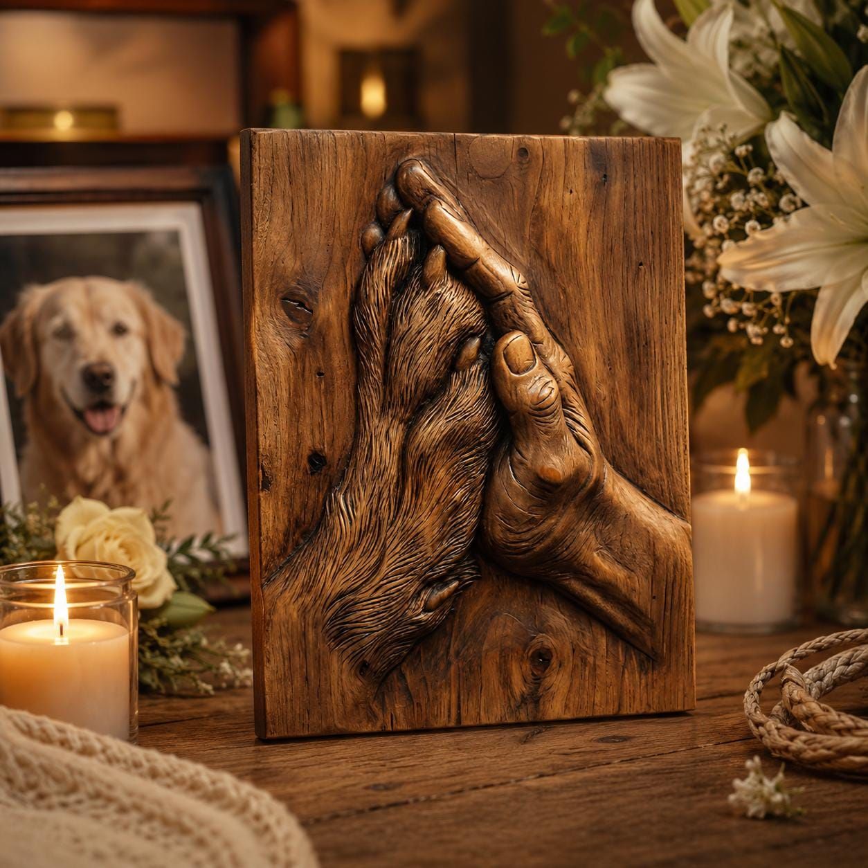 Pet Lover & Memorial Bundle: 10 Dog, Cat & Farm Animal Relief STL Files bas-relief STL — view 6