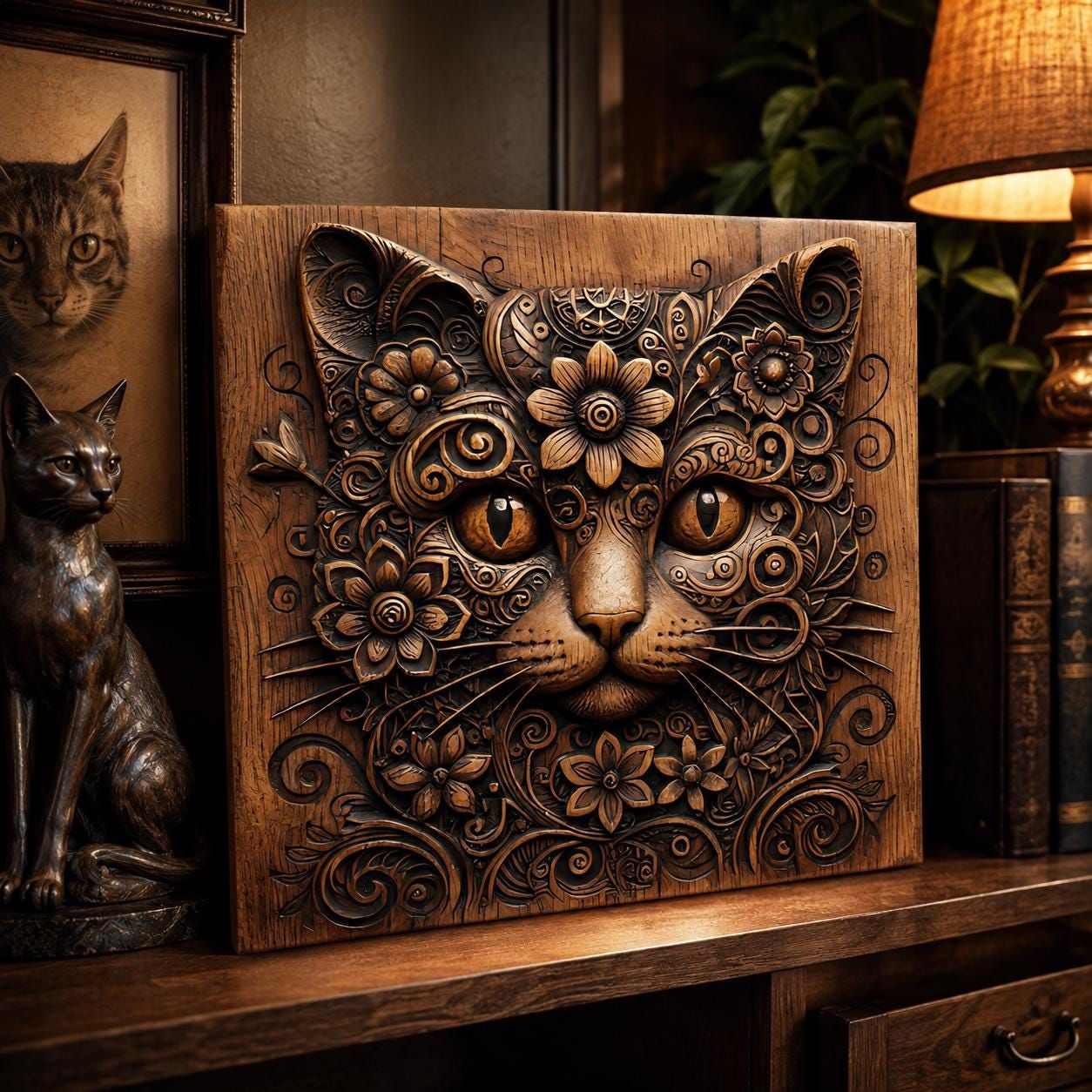 Pet Lover & Memorial Bundle: 10 Dog, Cat & Farm Animal Relief STL Files bas-relief STL — view 8