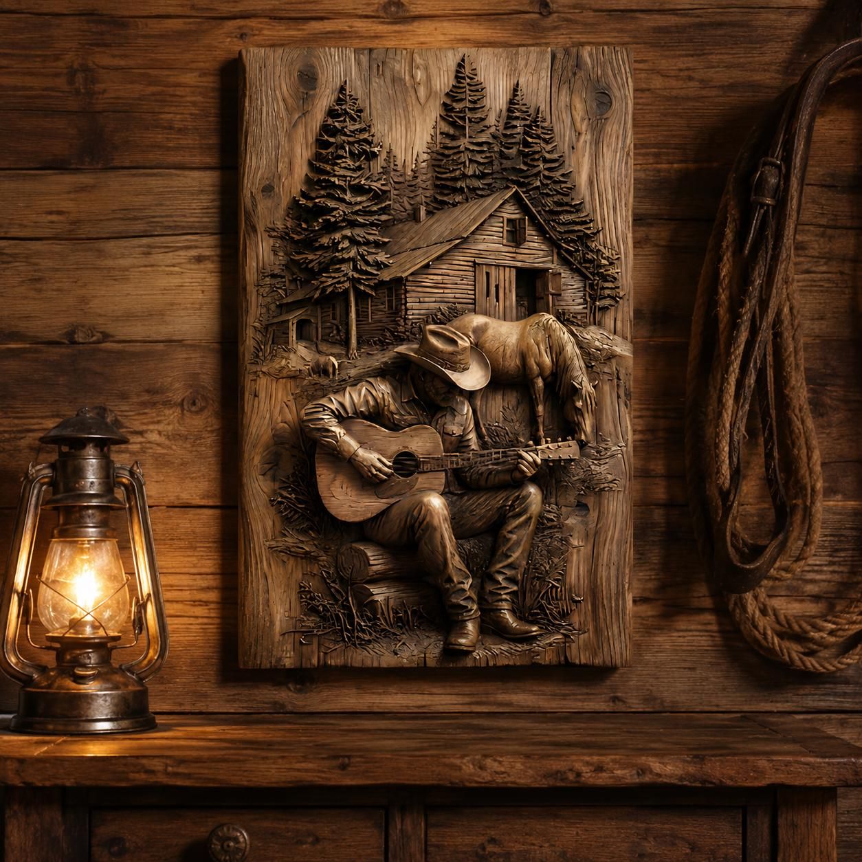 Western & Cowboy Heritage Bundle: 10 Bas-Relief STL Files bas-relief STL — view 2