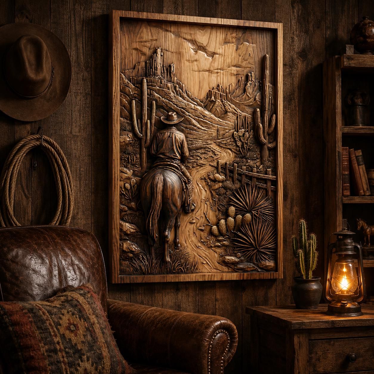 Western & Cowboy Heritage Bundle: 10 Bas-Relief STL Files bas-relief STL — view 3