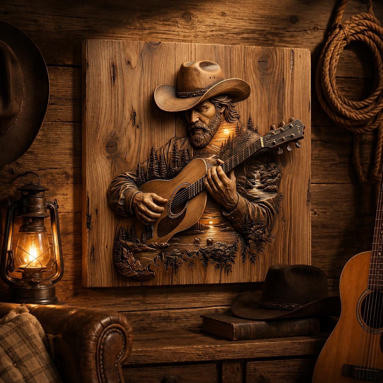 Western & Cowboy Heritage Bundle: 10 Bas-Relief STL Files bas-relief STL — view 9