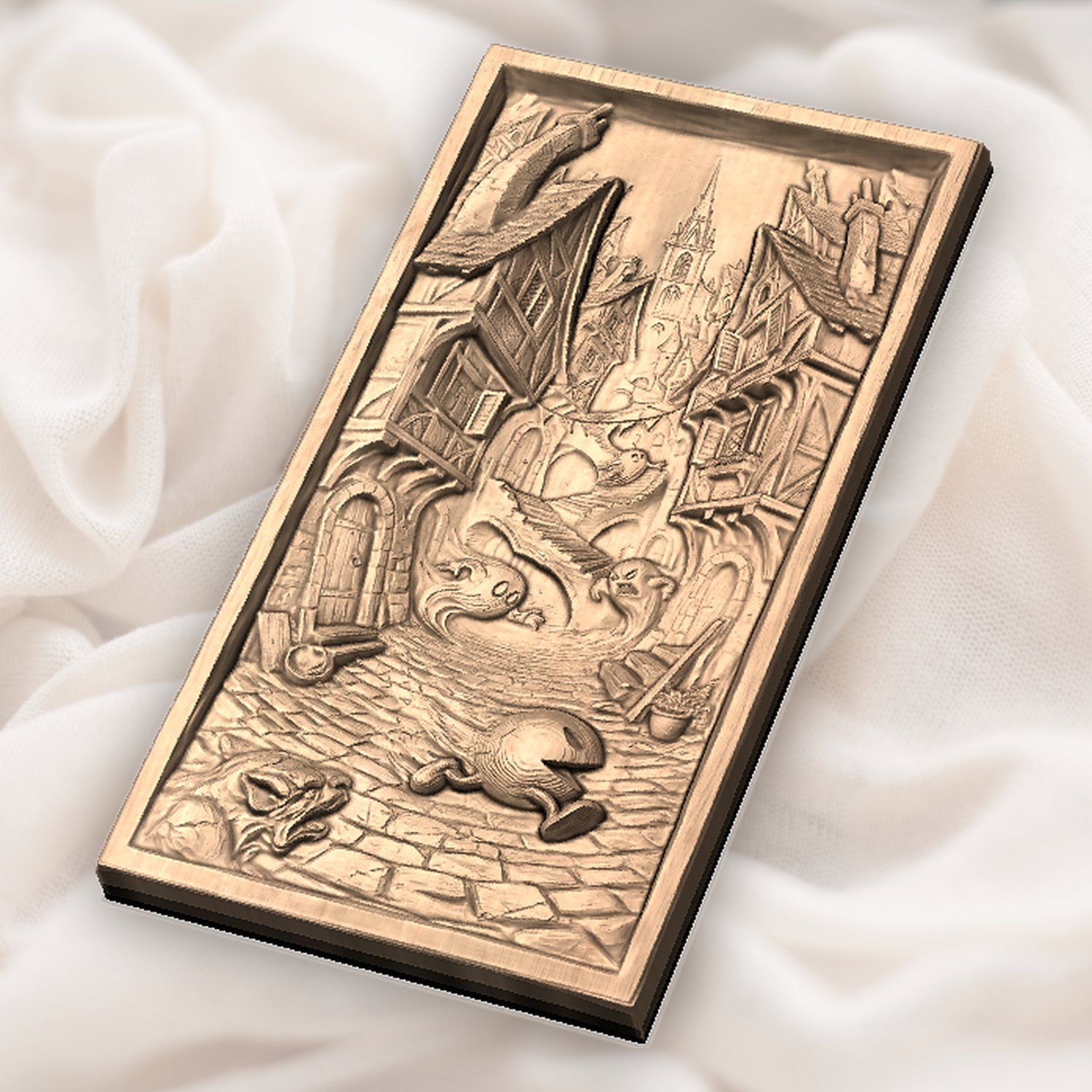 Retro Gaming Medieval Village CNC Relief STL bas-relief STL — view 6