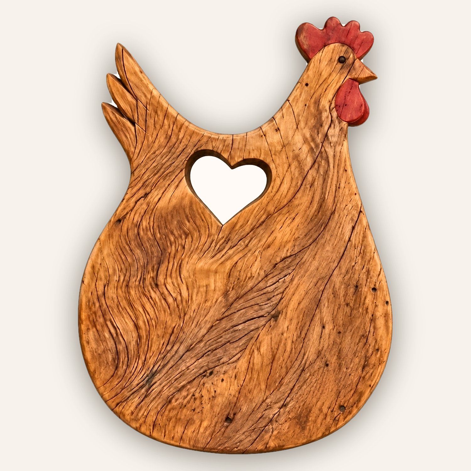 Rustic Farmhouse Hen Heart CNC Relief STL bas-relief STL design