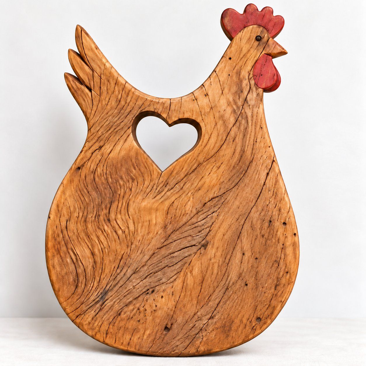 Rustic Farmhouse Hen Heart CNC Relief STL bas-relief STL — view 12