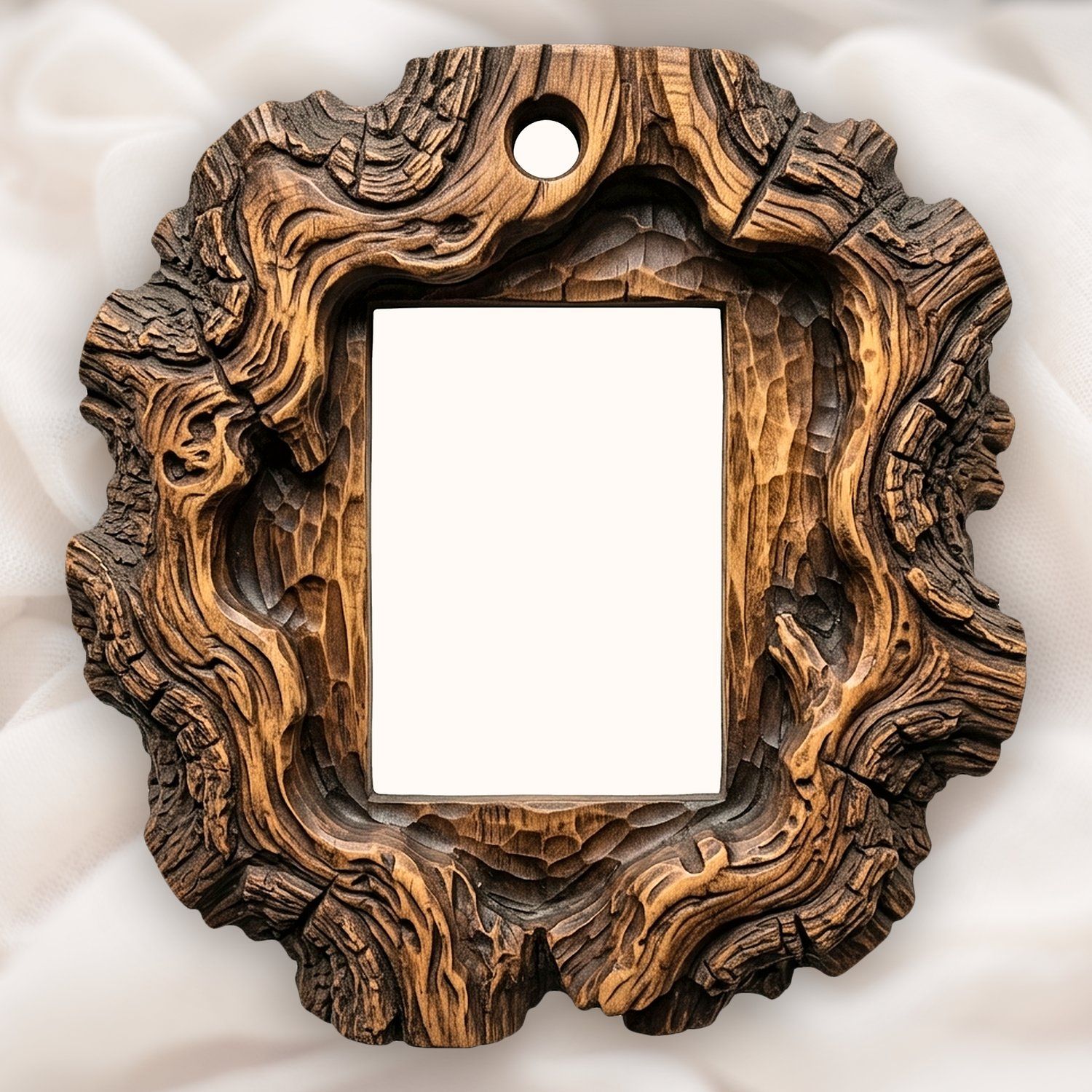 Christmas  Ornament Photo Frame CNC Relief STL bas-relief STL — view 3