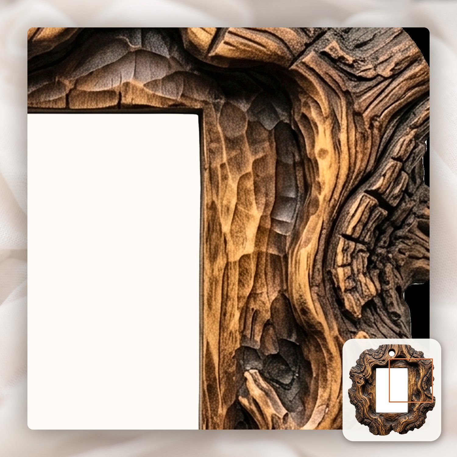 Christmas  Ornament Photo Frame CNC Relief STL bas-relief STL — view 11