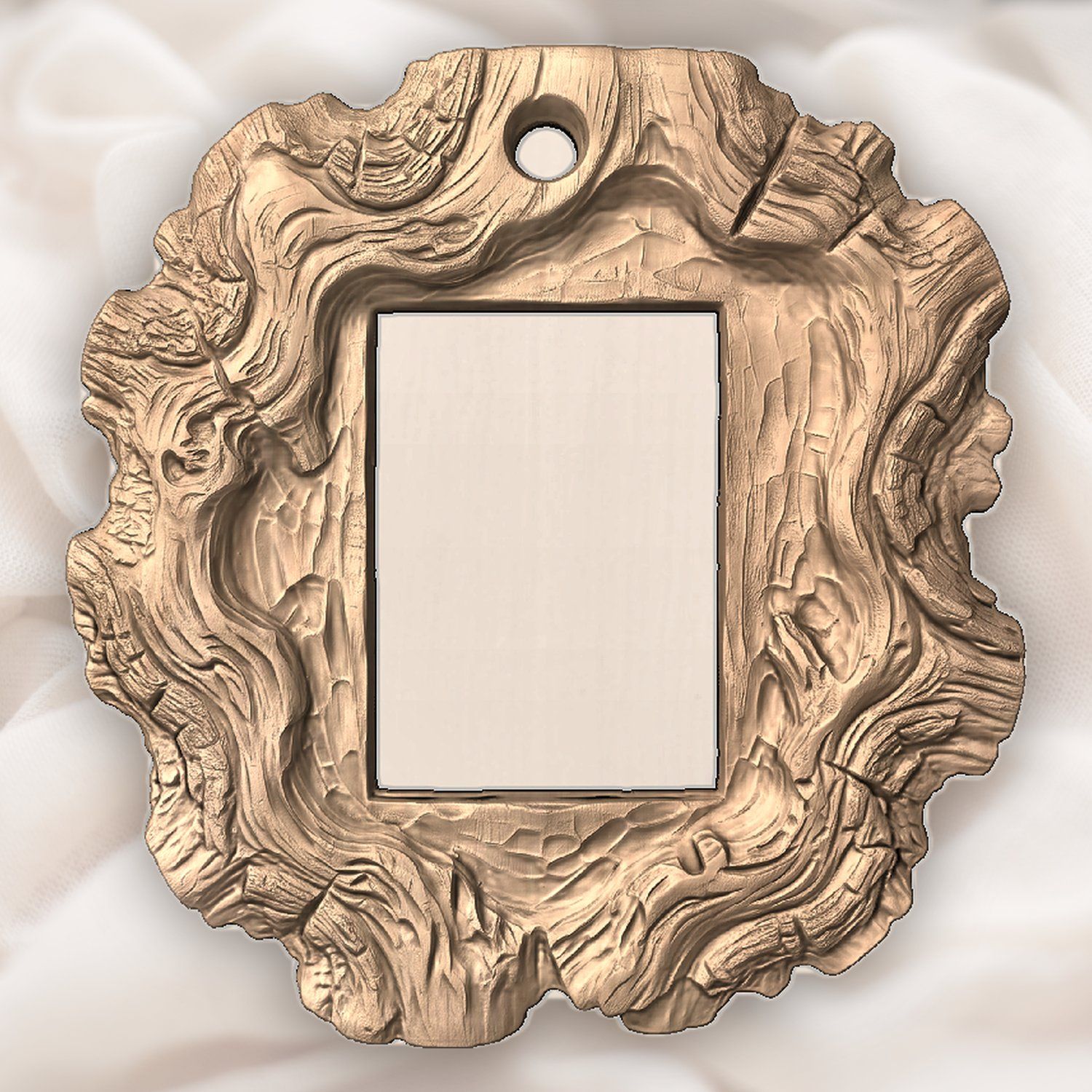 Christmas  Ornament Photo Frame CNC Relief STL bas-relief STL — view 4