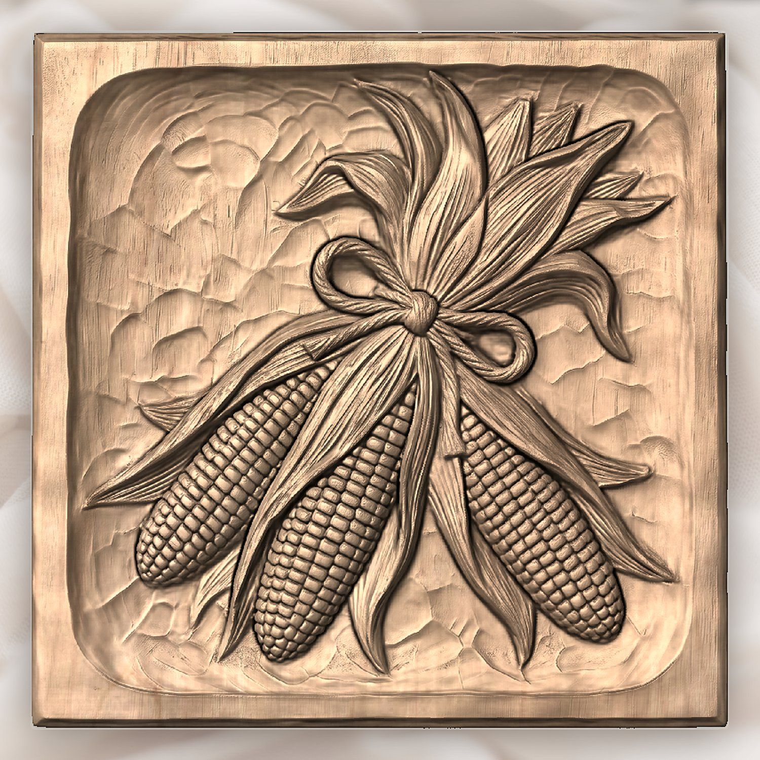 Rustic Indian Corn Harvest Bundle CNC Relief STL bas-relief STL — view 4