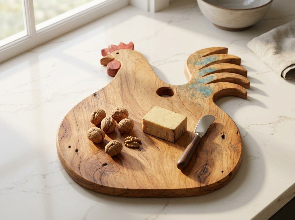 Rustic Rooster Farmhouse CNC Relief STL bas-relief STL — view 13
