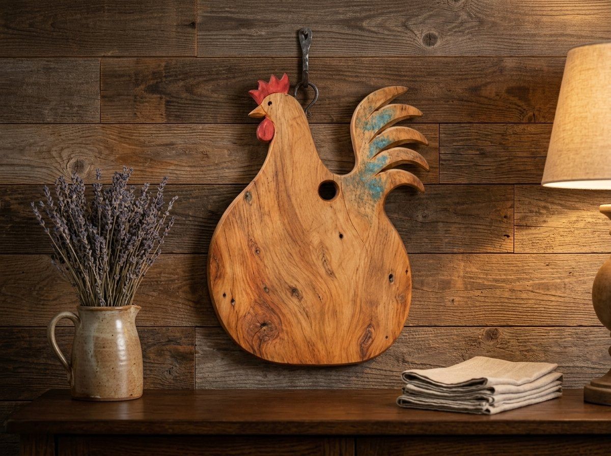 Rustic Rooster Farmhouse CNC Relief STL bas-relief STL — view 14