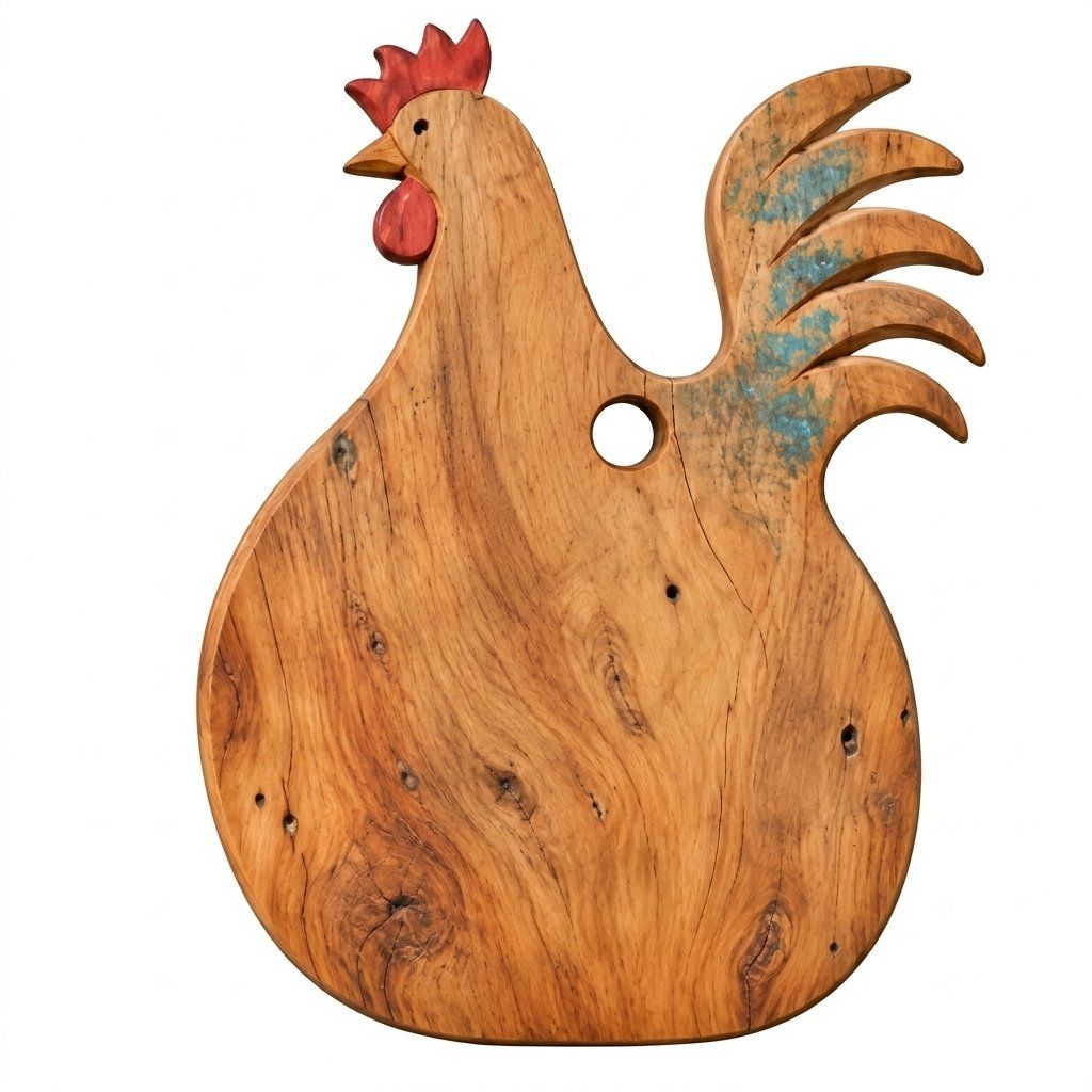 Rustic Rooster Farmhouse CNC Relief STL bas-relief STL — view 15