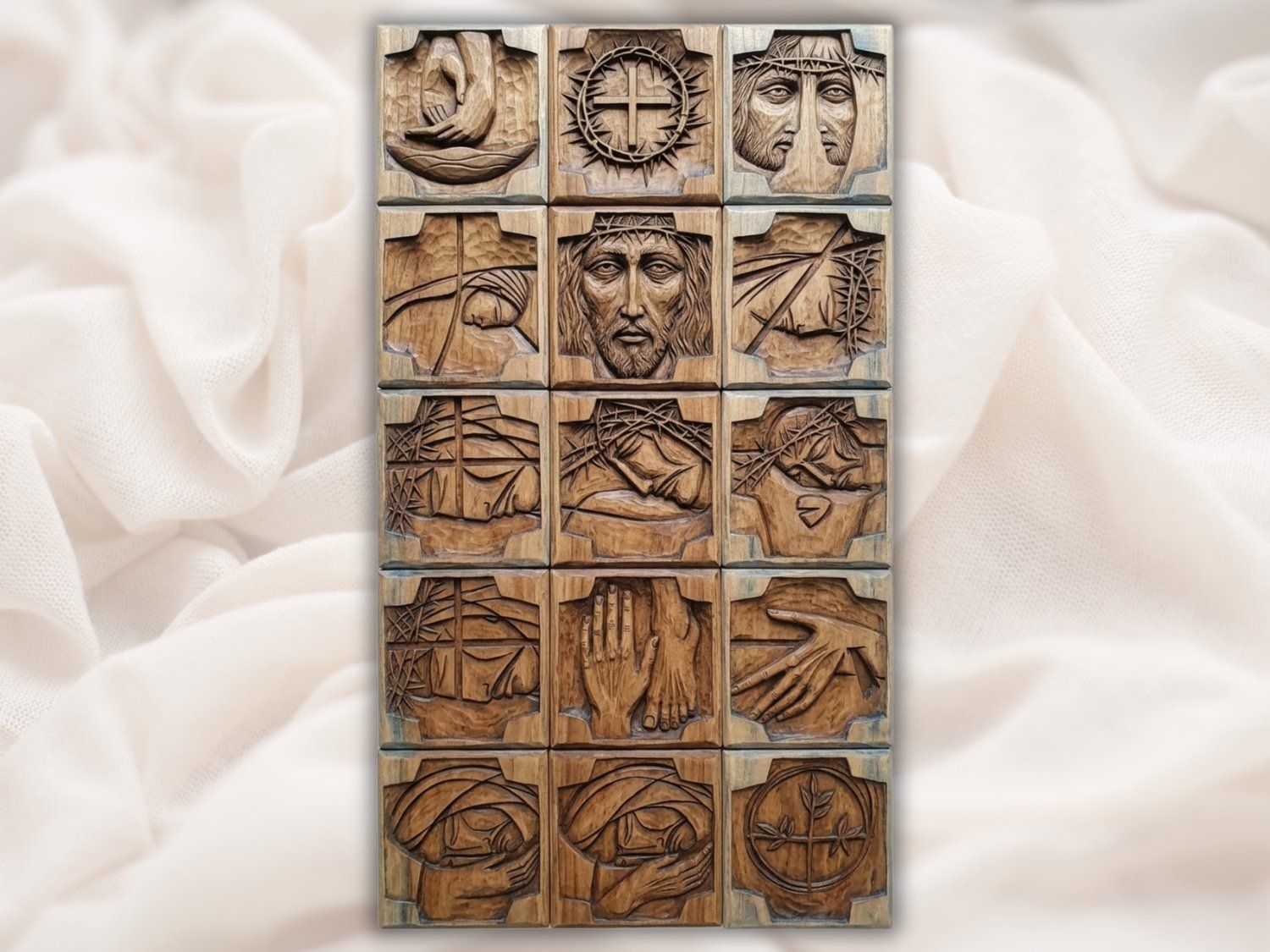 Stations of the Cross Passion of Christ CNC Relief STL bas-relief STL — view 2