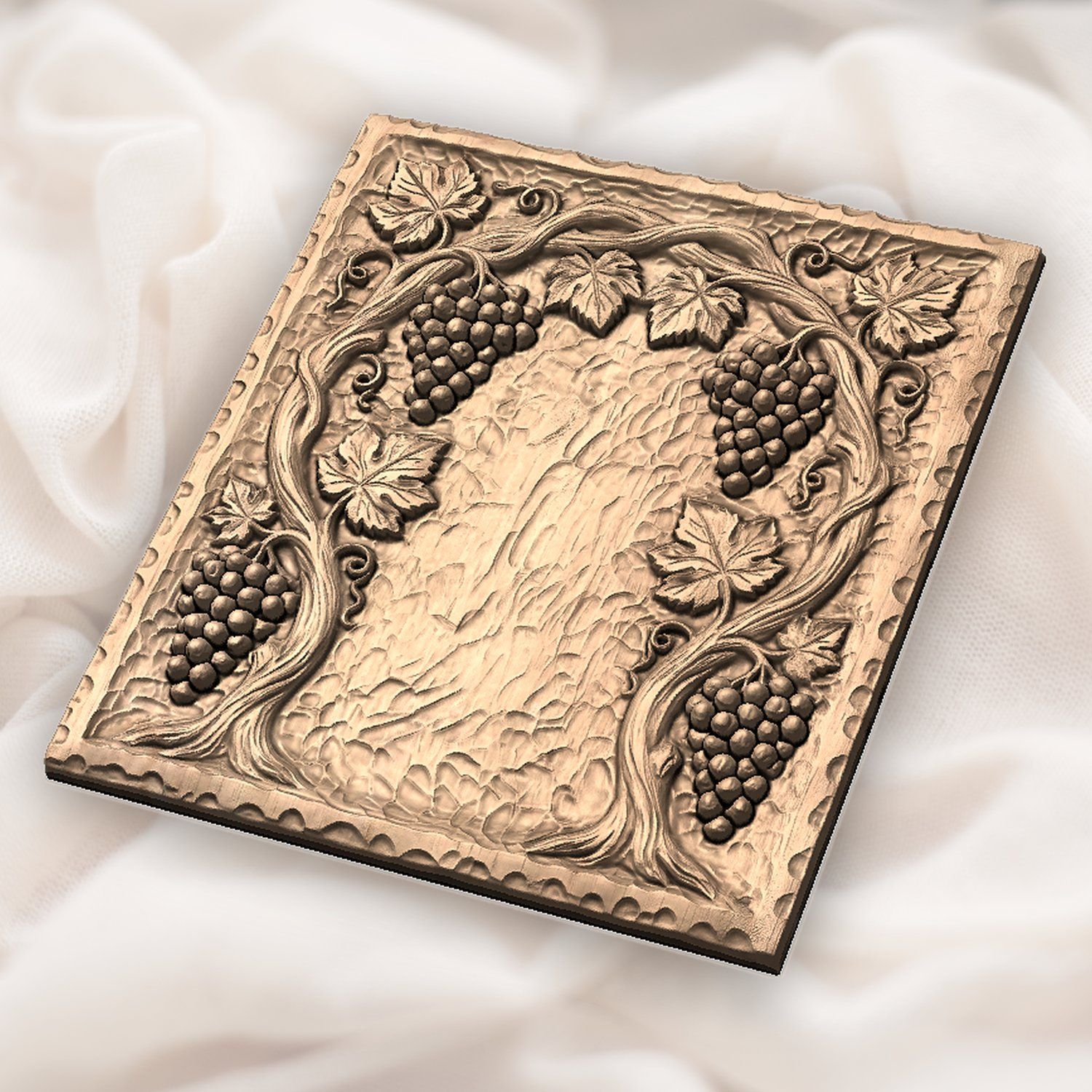 Symmetrical Grape Vine Archway CNC Relief STL bas-relief STL — view 4