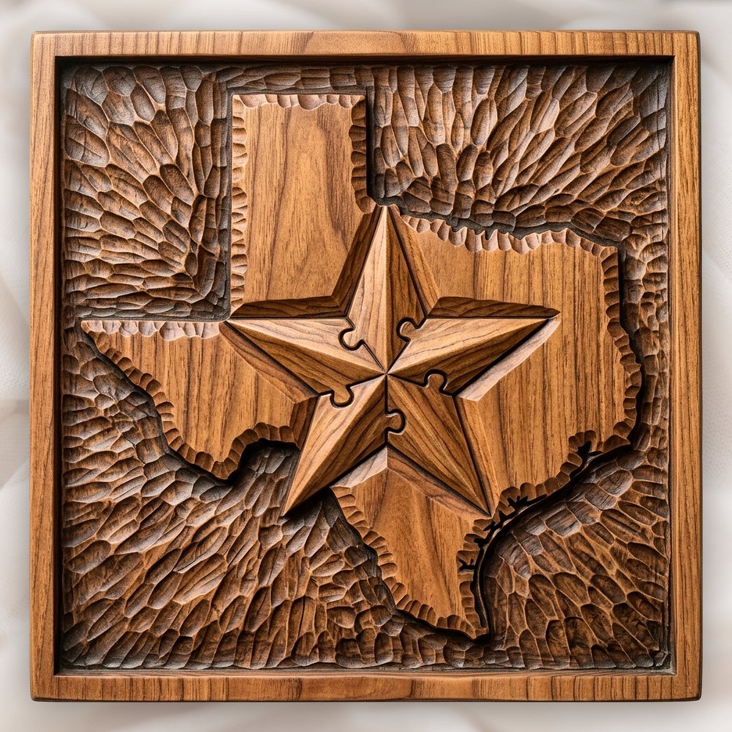 Texas State Map Lone Star CNC Relief STL bas-relief STL design