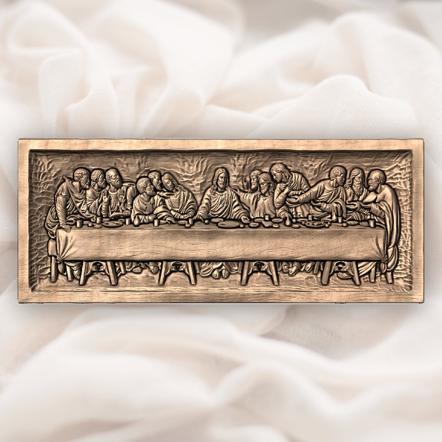 The Last Supper Scene CNC Relief STL bas-relief STL — view 4
