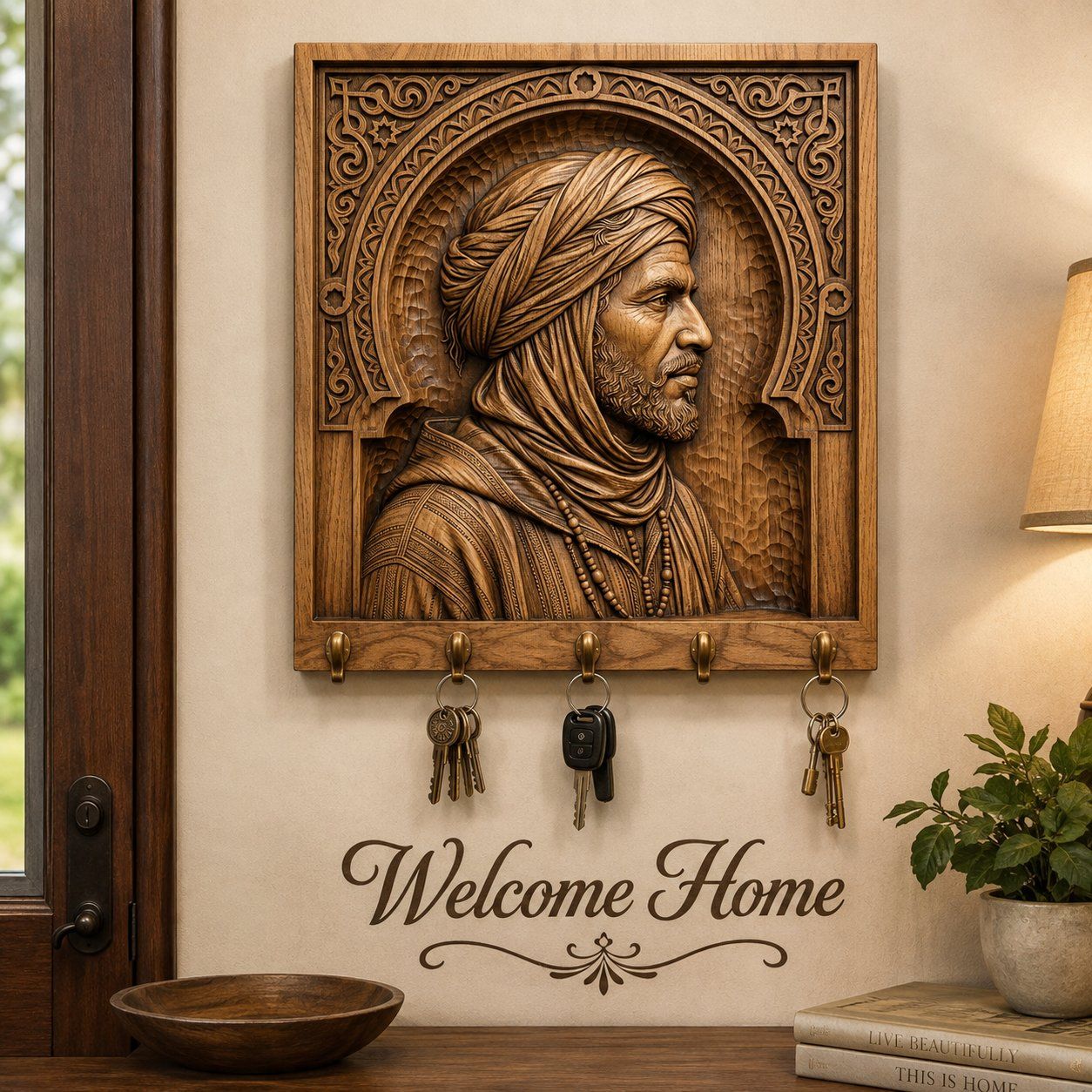 Traditional Berber Portrait CNC Relief STL bas-relief STL — view 9