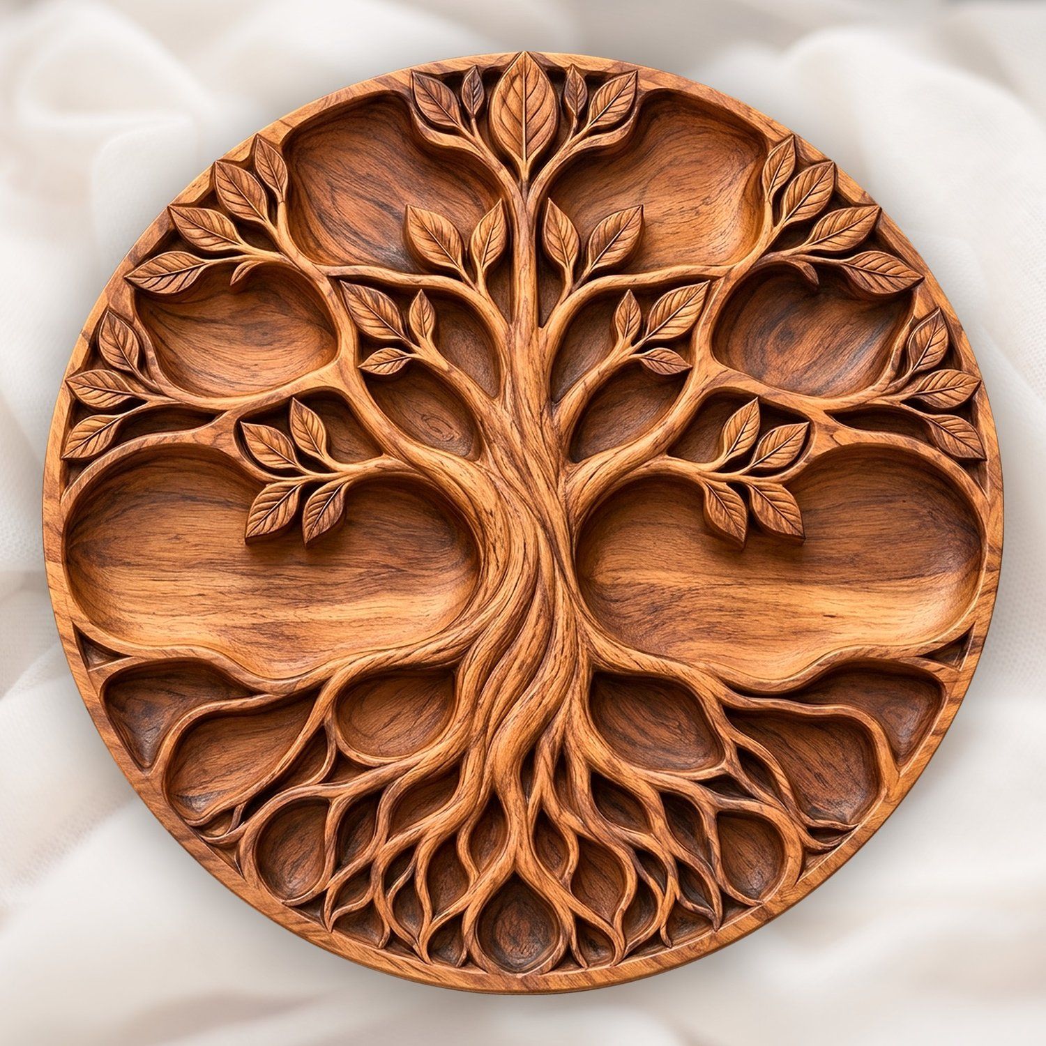Tree of Life Sectional Tray Bundle CNC Relief STL bas-relief STL — view 2