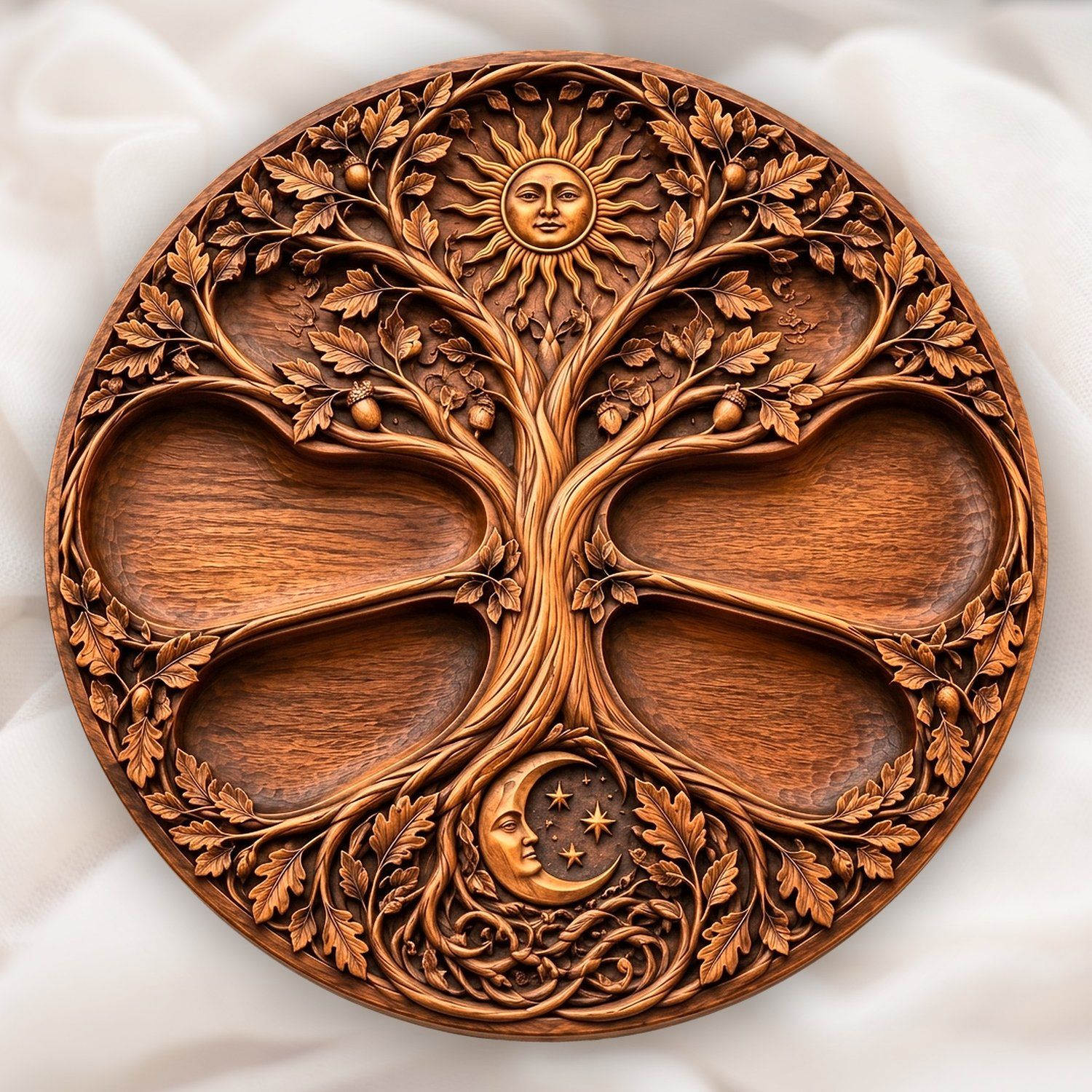 Tree of Life Sectional Tray Bundle CNC Relief STL bas-relief STL — view 5