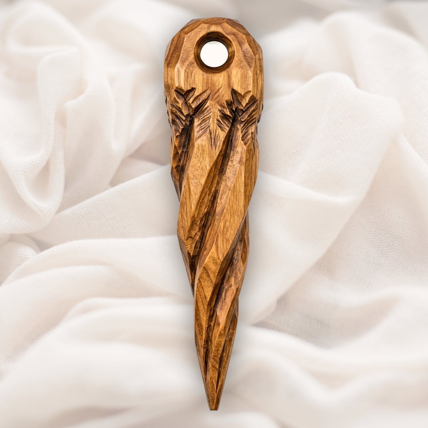 Twisted Forest Icicle Ornament CNC Relief STL bas-relief STL — view 14