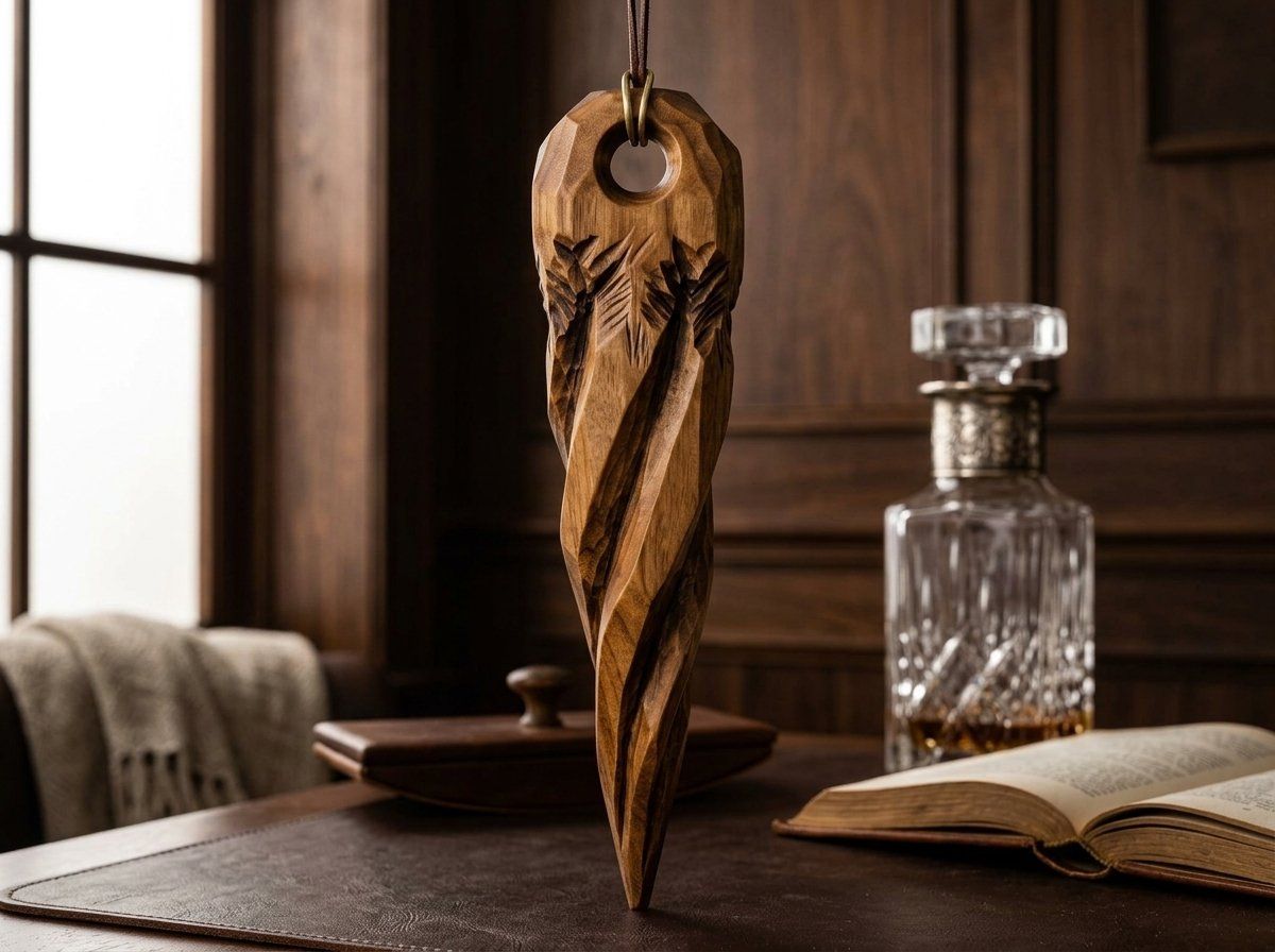 Twisted Forest Icicle Ornament CNC Relief STL bas-relief STL — view 13