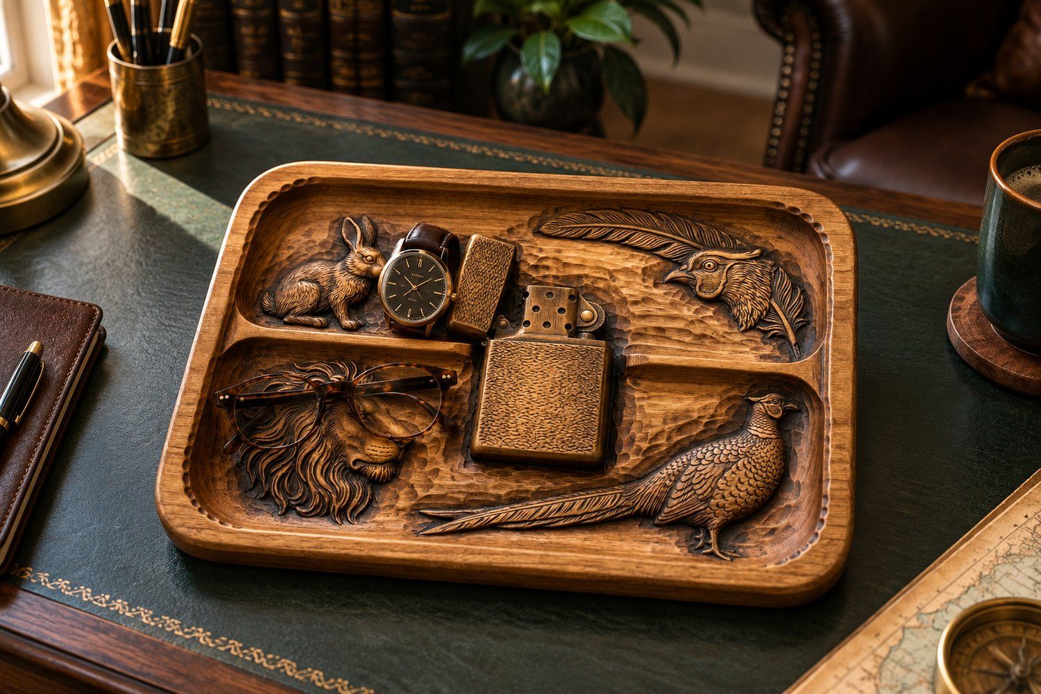 Wildlife Lighter Panel CNC Relief STL bas-relief STL — view 15
