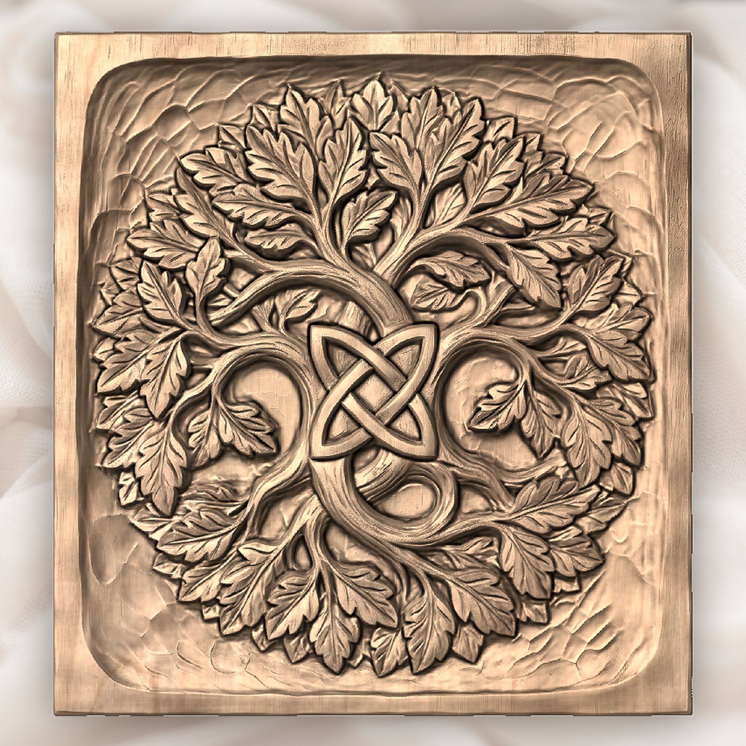 Yggdrasil Tree of Life Celtic Knot CNC Relief STL bas-relief STL — view 4