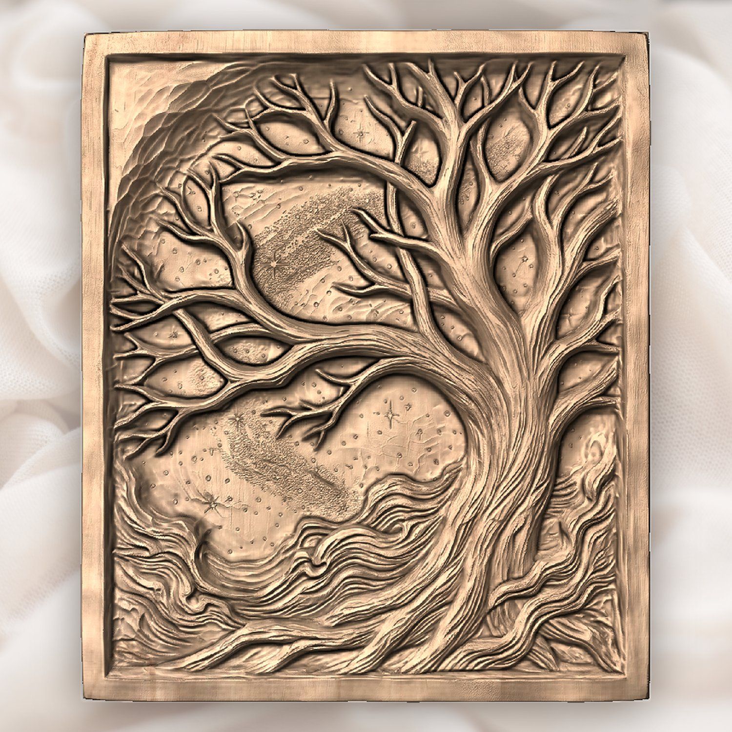 Yggdrasil Tree of Life Sacred Altar CNC Relief STL bas-relief STL — view 5